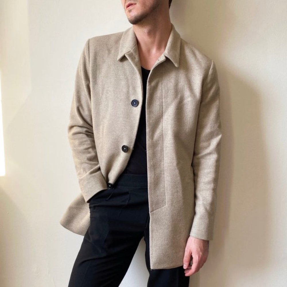 Beige Peacoat - NOAK